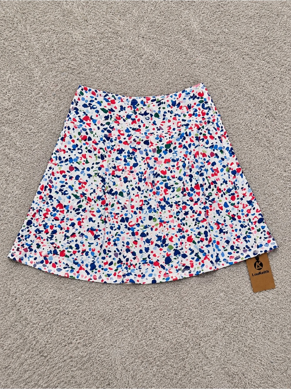 NWT - LouKeith Golf Skirts for Women Tennis Skirt with Zipper Pockets High Waist